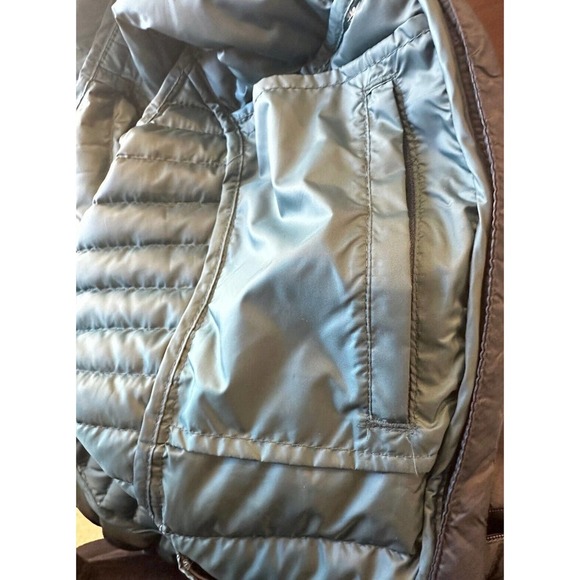 Eddie Bauer Astoria Hooded Down Parka Blue Hooded Puffer Jacket Coat Size XS - Picture 11 of 13